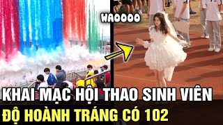 Khai mạc HỘI THAO SINH VIÊN mà ngỡ chương trình BIỂU DIỄN THẾ KỶ, hoành tráng đến NGỠ NGÀNG | TÁM TV