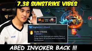 How Abed plays Invoker Sunstrike Dota 2 New Patch Highlights