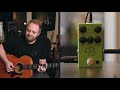 jhs pedals the clover on acoustic guitar