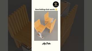 Modern problems - modern solution | How Folding Chairs Work:🗿🔥 #science #architecture #carpentry