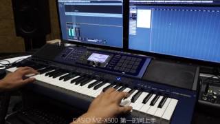 CASIO MZ-X500 Music Arranger sound demo