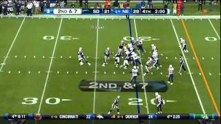 TOM brady uses a hard snap count drew chargers defense offside