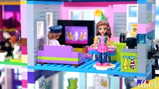 Making Olivia an apartment | Adding to the Main Street building | Lego Friends custom build