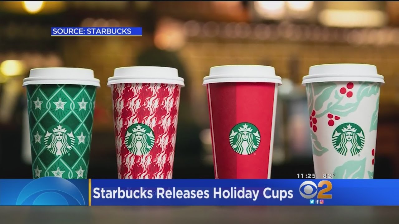 Starbucks Debuts This Year's Holiday Cups - YouTube