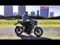 【カワサキバイクマガジン】z400ライディングポジション　kawasaki　カワサキ　スーパーネイキッド　水冷z