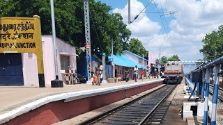 Manamadurai to Sivagangai Journey Part-2 || 06830/Manamadurai-Tiruchchirapalli DEMU UR Express Train