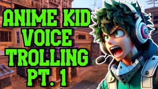 Anime Kid Voice Trolling in Call of Duty - Pt. 1