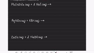 95: Writing ionic and net ionic equations