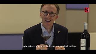 Paolo Basso Meilleur sommelier 2013 déguste LO PAIRE Cuvée 2015 de la Croix de Saint Jean