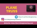 Plane Truss | Mechanics of Solids