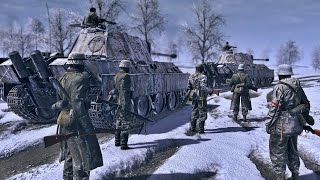 2 SS Panthers vs 21 US Shermans - Operation Nordwind | Gates of Hell