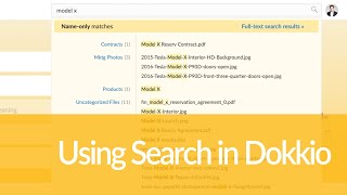 Dokkio Tour Video - Search