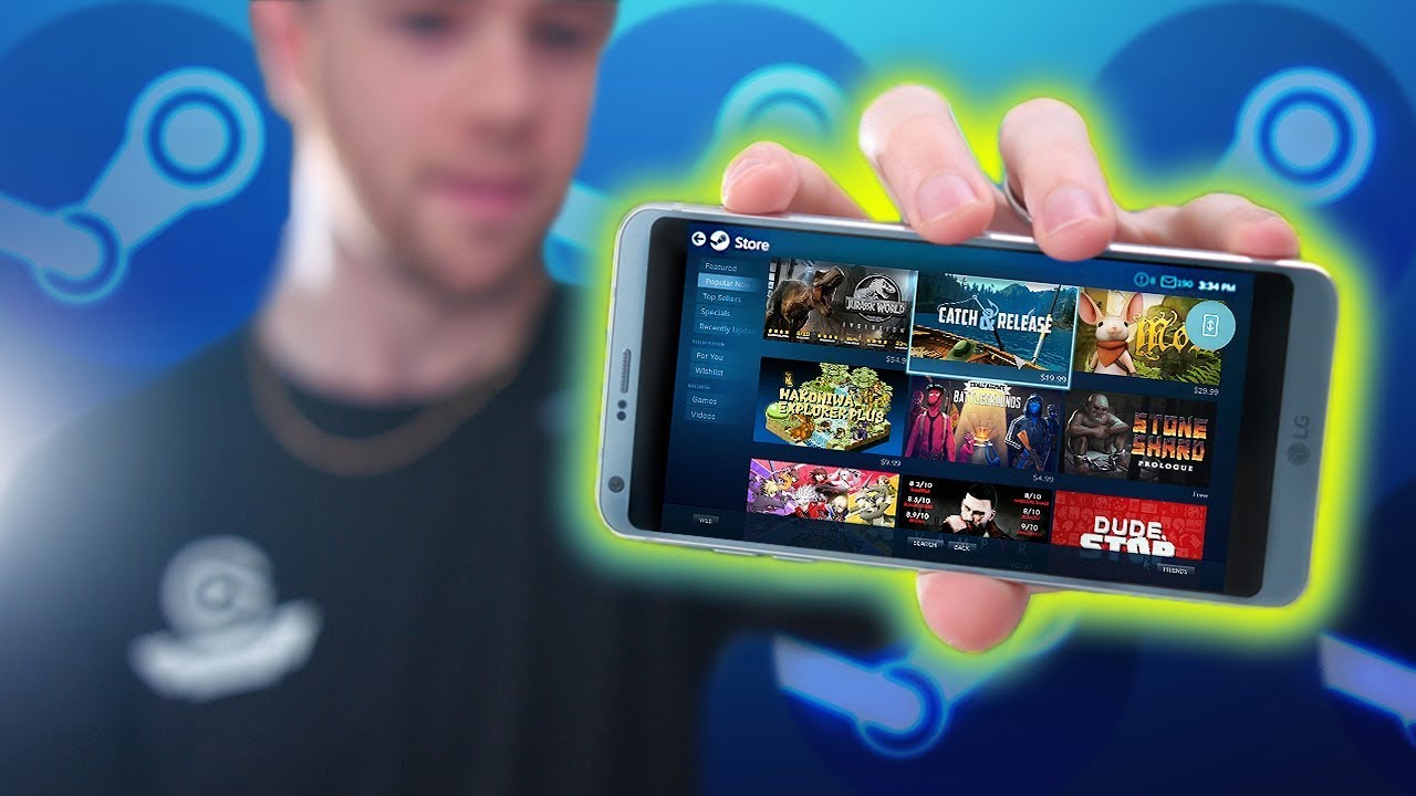 Play All Steam Games On Your Phone Steam Link App Youtube