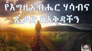 “የእግዚአብሔር ሃሳብና ፈቃድ በእቅዳችን” -  አገልጋይ ገሊላ ተሾመ