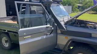 1997 TOYOTA LANDCRUISER 75 SERIES 4X4 TRAY BACK UTILITY