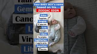 Best Baby BOY Names For Each ZODIAC SIGN #zodiac #astrology