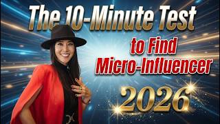 👉 The 10‑Minute Test to Find Micro‑Influencer 2026 #BeautyMarketing #influencermarketing#skincare