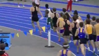 NWC Track \u0026 Field: Men's Mile Run @ SDSU Indoor Classic 2016