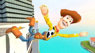 Toy Story Woody Ragdolls Physics (GMOD) Episode 615