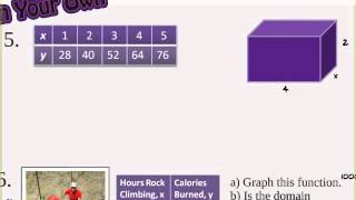 Linear Function Patterns Math/Algebra Lesson