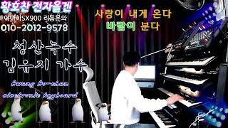 🎹전자올겐연주🎹 🎵(청산녹수/김유지)🎵 🎀연주:황호찬🎀