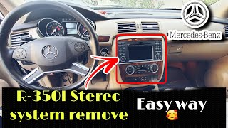 HOW TO REMOVE R 350L STEREO SYSTEM.