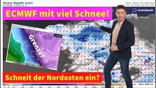 Weiße Überraschung: ECMWF will schon ab Donnerstag \