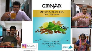 Girnar Detox Green Tea Desi Kahwa | Best Green Tea in India  | Weightloss.