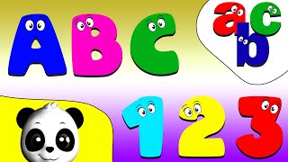 ABC And 123 Learning Videos | Preschool Learning Videos For Kids | A to Z For Kids