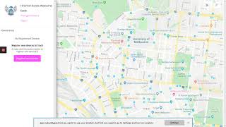 Track Map Login & Logout Instructions