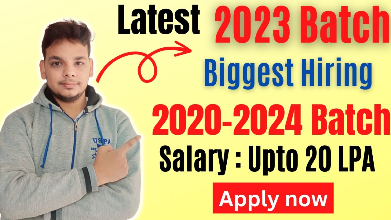 Latest Hiring | OFF Campus Job Drive 2023 Batch| 2021 | 2022 | 2023 ...