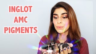 INGLOT AMC PIGMENTS: Review and Swatches!!