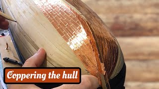 1/84 Scale Model : HMS Victory  : Part 62 : Coppering Continues