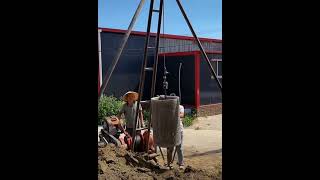 Amazing installing concrete pipe underground simple with simple tool