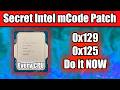 I found the actual fix for Intel crashes... TUTORIAL on the new mCode Patch 0x129