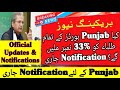 33% Passing Marks For Punjab Board Students | Promotion Policy For Punjab Board | 9th 10th 11th 12th