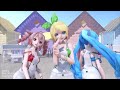 【mmd】whimsical mercy painter tda miku luka teto tei rin hd 1080p