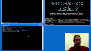 Learn to Program Python Hello World with vim on Levinux