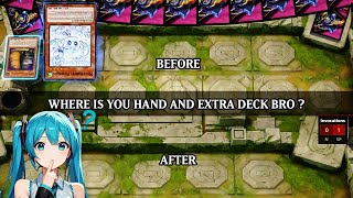 WHERE IS YOU HAND AND EXTRA DECK BRO ?