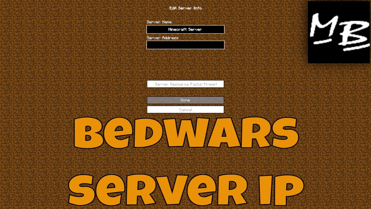 Minecraft Bedwars Server Address Youtube