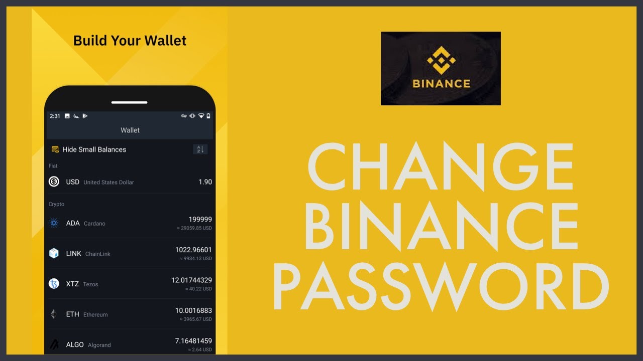 How To Change Binance Account Password In 2 Minutes? - YouTube