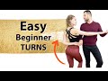 EASY Bachata Turns Combination For Beginners