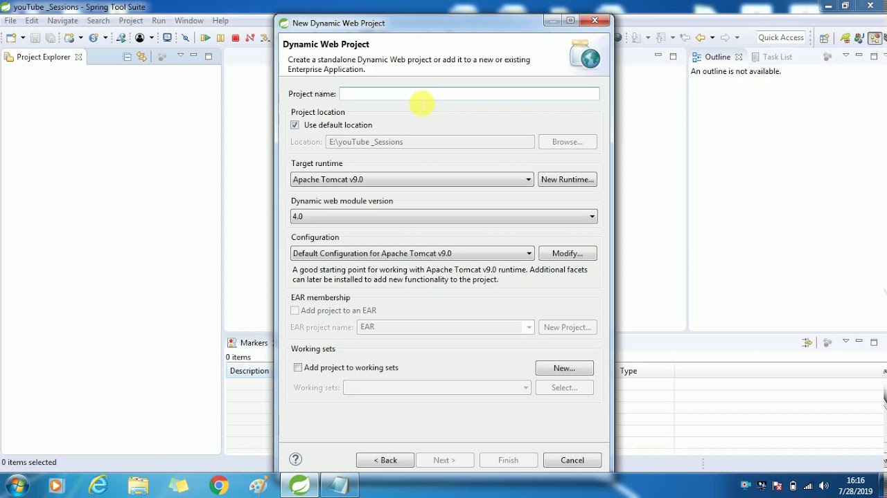 Create Dynamic Web Project In Eclipse Jafmp Create Dynamic Web Project In Eclipse Jafmp