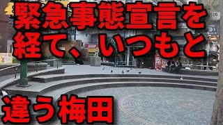 【緊急事態宣言発令後の大阪・梅田、ミナミ】【FunnyTV  Crazy Japanese】