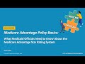 What Medicaid Officials Need to Know About the Medicare Advantage Star Rating System