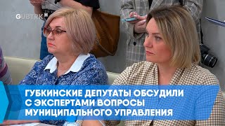 Губкинские депутаты обсудили с экспертами вопросы муниципального управления