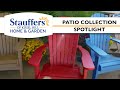 Patio Collection Spotlight - King Casual Folding Adirondack Chairs