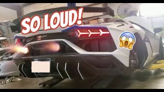 2020 Lamborghini Aventador SVJ with Voodoo Catless exhaust!!