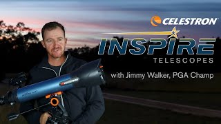 PGA Champ Jimmy Walker at Home with Celestron Inspire Telescope