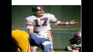 Jerry Rhome - Career Highlights